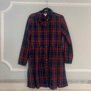 J Crew Dress Plaid Christmas Dress 14